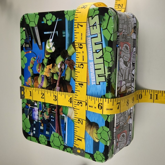 NICKELODEON Teenage Mutant Ninja Turtles 90s EUC Metal Lunchbox - Picture 14 of 16